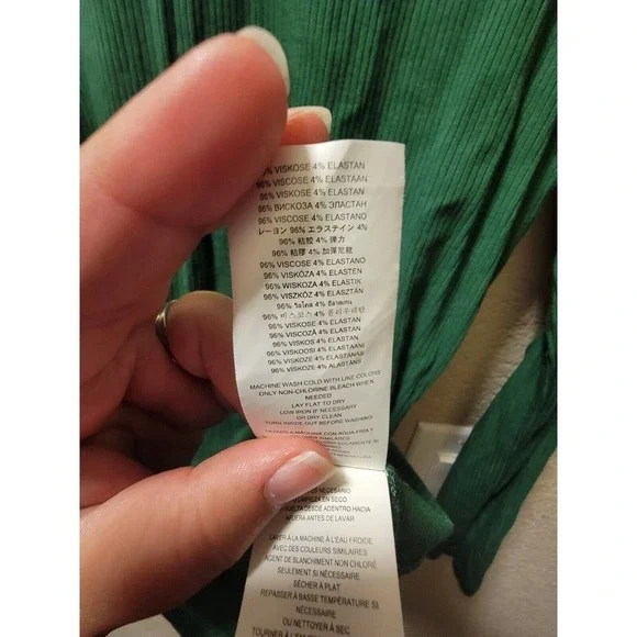 Michael Michael Kors Womens Green Long Sleeve Size Medium - Picture 6 of 7